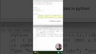 Thumbnail: Python Variables Explained in Telugu 🔥| Learn Variables in 1 Minute | Python Tutorial Telugu #shorts