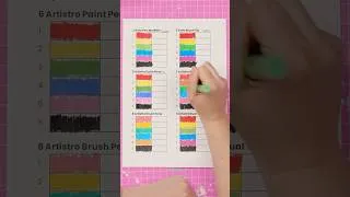 Thumbnail: Testing acrylic paint pens