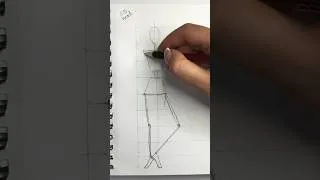 Thumbnail: Fashion Figure sketching| Draw  Fashion Croquis in one minute