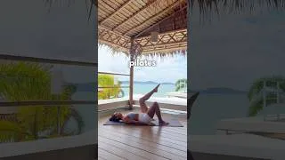 Thumbnail: Daily Pilates Routine ➡️ Find the full workout on my Channel 💪🏽 #pilates #pilatesworkout