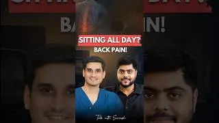 Thumbnail: Sitting all day at work? Your body might be paying the price. 💻🪑 #shorts #officelife #backpain
