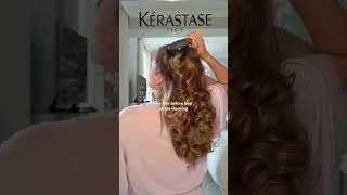 Thumbnail: overnight blowout bun to wake up with shiny, princess hair on holiday ✍🏼🎀✨