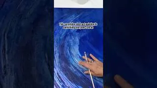 Thumbnail: Easy and fun fluid abstract painting with amazing result! #painting #fluidartist #art #acrylic #diy