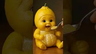 Thumbnail: Cute AI Fruit/Food Baby`s Eating!