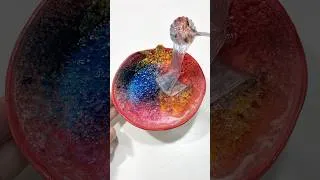 Thumbnail: Mixing Purple Slime with Fizzy Colorful Bubbles ASMR 🫧🥄 #slime