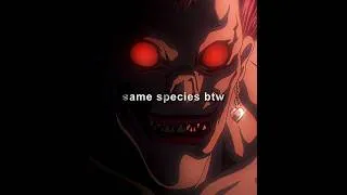Thumbnail: Same species btw - SHINIGAMIs in DEATH NOTE vs BLEACH edit | Paparazzi (Dubstep) (Slowed)