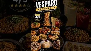 Thumbnail: Vesparo Restaurant Food Review #shorts #restaurant #review #viralshorts #trendingnow