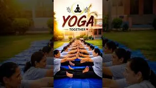 Thumbnail: जब साथ हो… Yoga और भी Powerful 💪 #Shorts