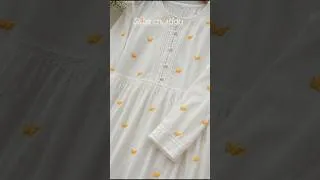 Thumbnail: Butterfly 🦋 embroidery kurti🌸 design#trending #trendingshorts #viral #viralshorts #views #