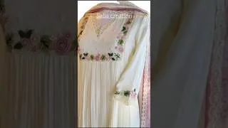 Thumbnail: Beautiful🌺 floral border embroidery design easy and simple design#view#to viral short#trending#viral