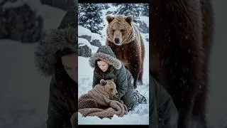 Thumbnail: 🐻 Girl Saves Injured Bear Cub After Following a Wild Bear ❤️ | Emotional Animal Rescue