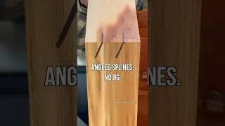 Thumbnail: How to Cut Angled Splines on a Miter Joint Without a Jig