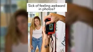 Thumbnail: Sick of feeling awkward in photos? Try This!  • Photography #Shorts