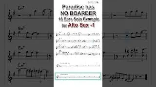 Thumbnail: Watermeln Man - 16 Bars Solo Example for Alto Sax  - No.3 #shorts       #saxophone       #jazz