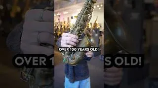 Thumbnail: 🎷The oldest saxophone in our shop! 👴🏼 #saxophone #sax