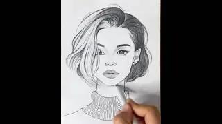 Thumbnail: How to draw a cute girl #art #artistsoninstagram #artwork #artoftheday #fyp