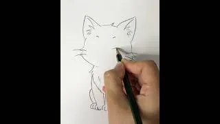 Thumbnail: How to draw a cute kitten #art #artistsoninstagram #artwork #artoftheday #fyp