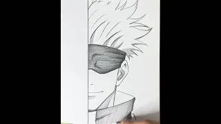 Thumbnail: Easy Gojo Saturo drawing #drawing #gojo #animeart #fyp #trendingvideo