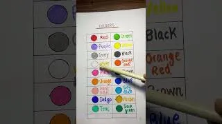 Thumbnail: Colours Name | 20 colours name in English | Leran colours with pictures and pronunciation