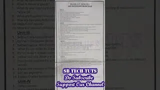 Thumbnail: DEGREE BCOM GST IMPORTANT QUESTIONS | OU | #sbtechtuts #shorts #shortvideo #viralshorts #viralvideo
