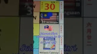 Thumbnail: Selamat Hari Kebangsaan ke 69 31 Ogos 1957