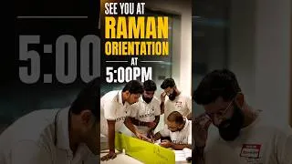 Thumbnail: Vivek Bhaiya’s Special Voice Note 😱 | See You at Raman Orientation!
