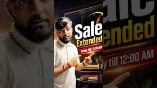 Thumbnail: Sale Extended Till Today 12:00 AM 🚨 | Hurry Grab it now |