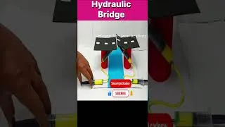 Thumbnail: hydraulic bridge working model for science exhibition - diy - shorts - science project academy