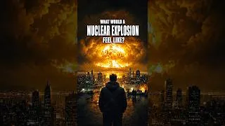 Thumbnail: What Would a Nuclear Explosion Feel Like? #NuclearExplosion #scienceshorts #militarytechnology