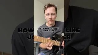 Thumbnail: How to play like John Mayer #bluesguitar #guitar #johnmayer #fretboardmastery