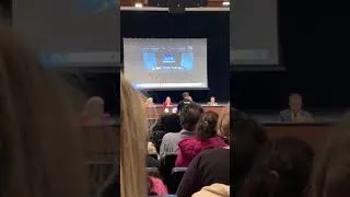 Thumbnail: Addressing the FCPS School Board on Arts Advocacy. March 26, 2926