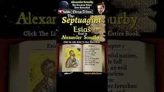Thumbnail: 23 - Book of ESIAS - The Septuagint - By Alexander Scourby | Audio and Text  #youtubeshorts