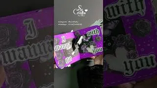 Thumbnail: Gothic Pop-up Card | handmade diy gift ideas for boyfriend #scraftsdiy #shorts