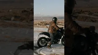 Thumbnail: Snow fun on a Scrambler