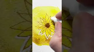 Thumbnail: Watercolor Flower Doodle Art Shorts! #watercolor #art #doodleart #flowers