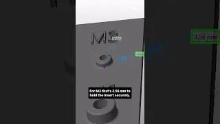 Thumbnail: How to model insert housings on 3D printed parts
