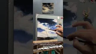 Thumbnail: Went on the roof for #sunset but I found the #moon #artistinspiration #arttalk #artinspiration #art