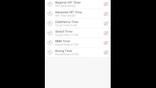 Thumbnail: Import and export timers - Seconds Pro Interval Timer