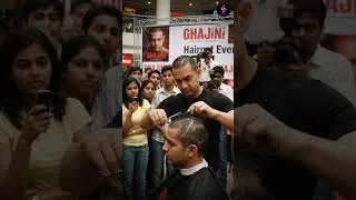 Thumbnail: Aamir Khan Ne Khud Logon Ke Baal Kaate! 😳 | Ghajini Marketing | ft. Mangesh Shinde #seekho #shorts