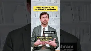 Thumbnail: They want you to incriminate yourself. #police #criminallaw