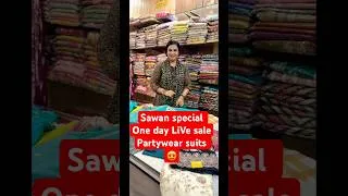 Thumbnail: 21 July | 1:30 PM ⚡Sawan Special Mega Sale | One Day Live #sale #sehajdesignerboutique #sawanspecial