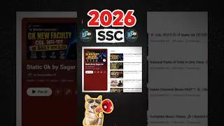 Thumbnail: SelectionWay GS पर Free Batch for SSC and NTPC 2026 !! #govtjobs #sscexam #sscrecruitment #Sagarsir