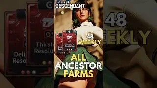 Thumbnail: How to Get 48 Ancestor Mods a Week l #thefirstdescendant #gaming #gamingvideos