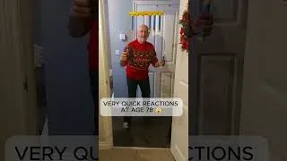 Thumbnail: VERY QUICK REACTIONS AT AGE 78 😮#fitness #shorts