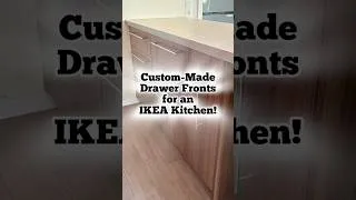Thumbnail: 🔥 Custom Drawer Fronts for our IKEA Metod Kitchen! ✨ #ikea #diy #Maximera #kitchen #shorts