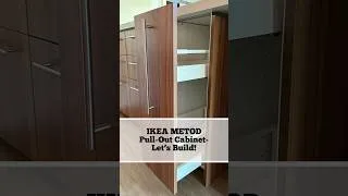 Thumbnail: Let’s Build an IKEA METOD Pull-Out (60x30) | Custom Front #diy #ikea #shorts