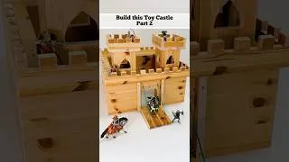 Thumbnail: Building the Castle Towers! 🏰 | Part 2 #diy #toys #castle #knights #shorts
