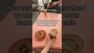 Thumbnail: ADHD brain be like ☕️🍪 #adhd #shorts