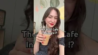 Thumbnail: The BEST Cafe In NIAGARA!? ☕️🍪 #foodie #foodreview #shorts