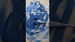 Thumbnail: Most satisfying thing for an artist #shorts #painting #oilpainting #colormixing #satisfying #art